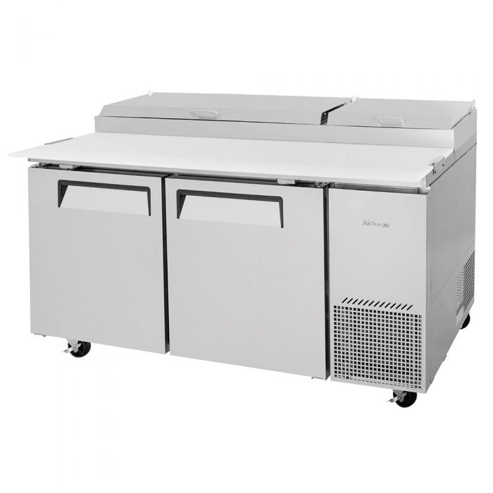 Turbo Air TPR-67SD-N 67" Super Deluxe Refrigerated Pizza Prep Table - Donut-Equipment.com
