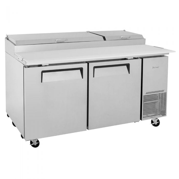 Turbo Air TPR-67SD-N 67" Super Deluxe Refrigerated Pizza Prep Table - Donut-Equipment.com