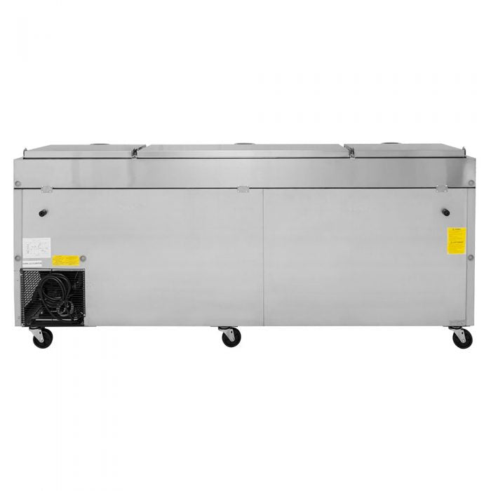 Turbo Air TPR-93SD-N 93" Super Deluxe Refrigerated Pizza Prep Table - Donut-Equipment.com