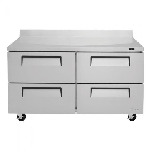 Turbo Air TWR-60SD-D4-N 60 1/4" Super Deluxe Worktop Refrigerator w/ (2) Sections, 4 Drawers - Donut-Supplies.Com