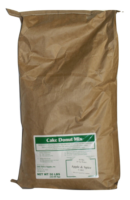 Apple Cider Cake Donut Mix 50# - Donut-Supplies.Com