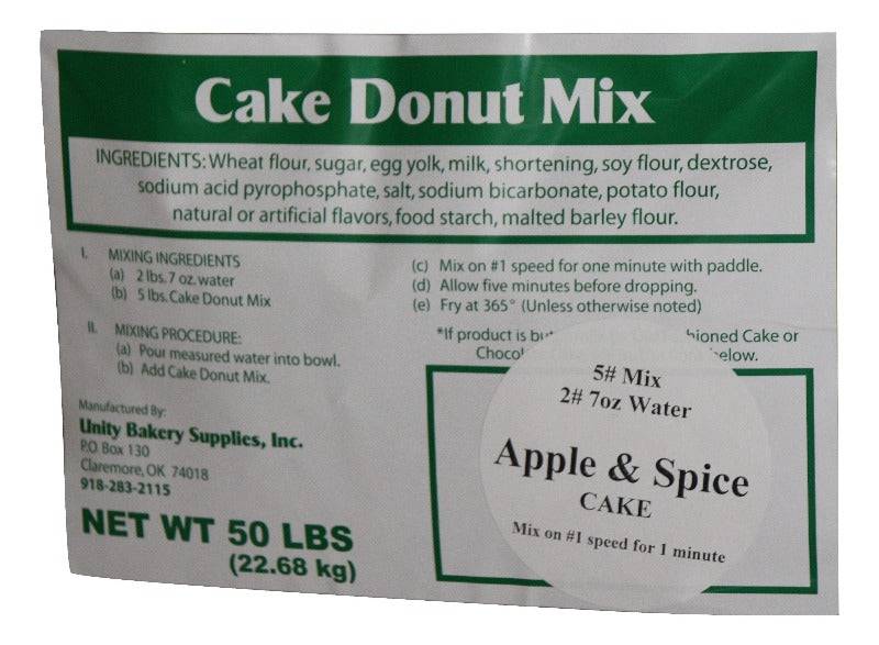Apple & Spice Cake Donut Mix Free Sample- 5 pounds free you only pay shipping & handling - Donut-Supplies.Com