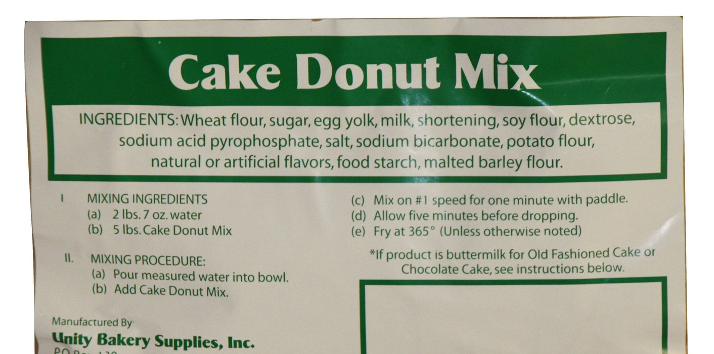 Bulk Vanilla Cake Donut Mix 40 x 50# bags (2,000 lbs) - Donut-Supplies.Com