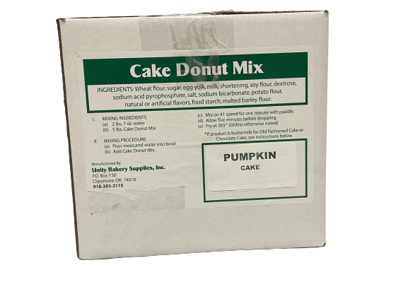 Pumpkin Spice Cake Donut Mix 35# box Seasonal) - Donut-Supplies.Com