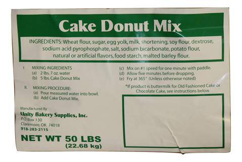 Vanilla Cake Donut Mix Free Sample- You only pay postage & handling - Donut-Supplies.Com