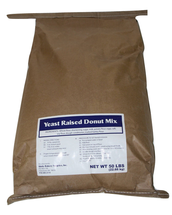 Bulk Priced Blue Label Raised Donut Mix- 40 bag pallet - Donut-Supplies.Com