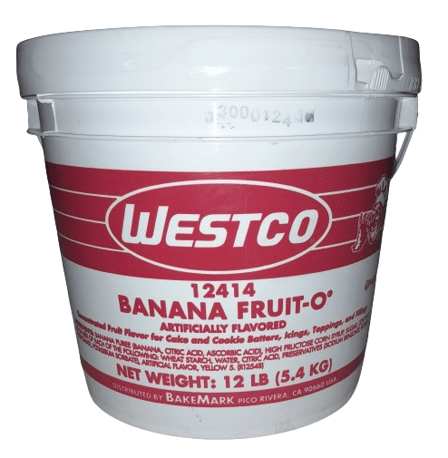 Westco Banana Fruito Icing Fruit 12# - Donut-Supplies.Com