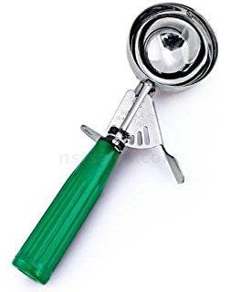 DP-12 Stainless Steel Squeeze Ice Cream Disher, 2.66 oz - Donut-Supplies.Com