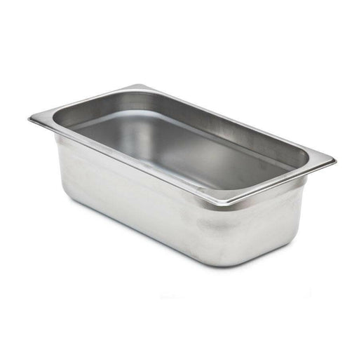 WINCO One Third Size Steam Pan & Slotted Lid, Stainless - Donut-Supplies.Com