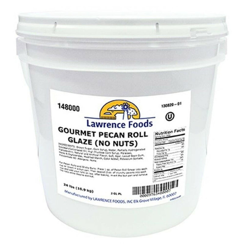 Major Sticky Bun Pecan Roll Glaze (No Nuts)- 24 Pound Pail - Donut-Supplies.Com
