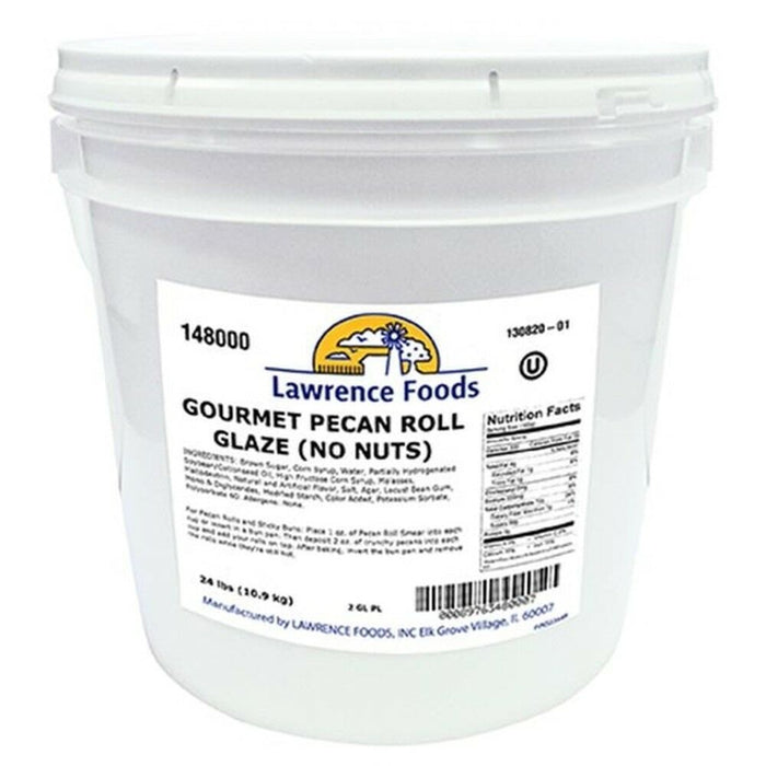 Major Sticky Bun Pecan Roll Glaze (No Nuts)- 24 Pound Pail