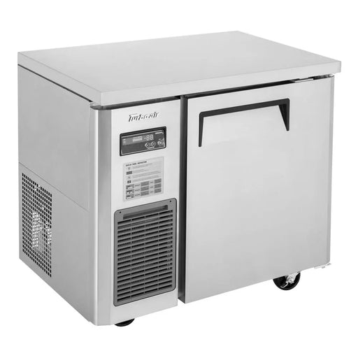 Turbo Air JUF-36S-N J Series 36" Narrow Depth Undercounter Freezer w/ 1 Section, Solid Door & Side Mounted Compressor - Donut-Supplies.Com