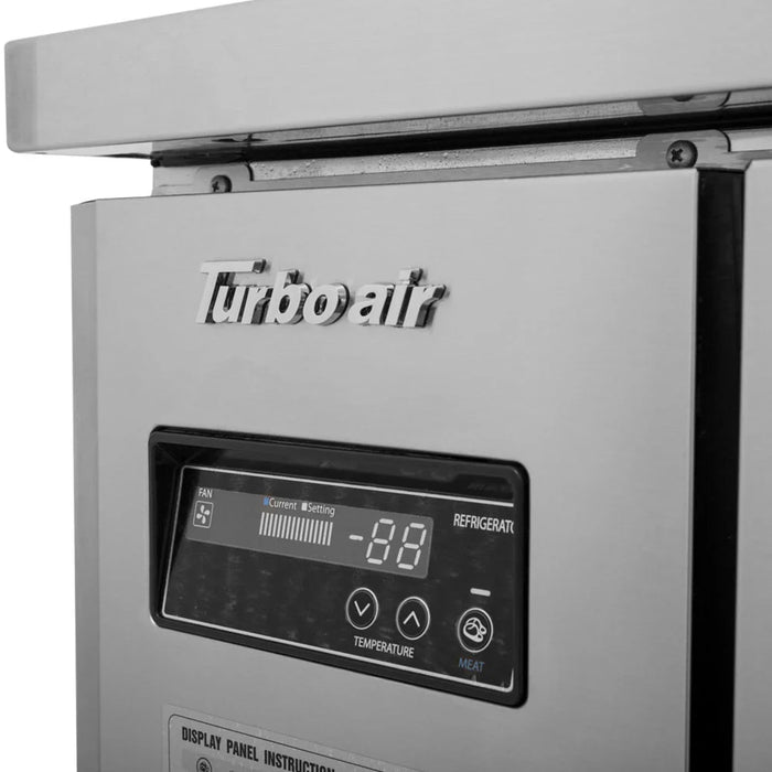 Turbo Air JUF-36S-N J Series 36" Narrow Depth Undercounter Freezer w/ 1 Section, Solid Door & Side Mounted Compressor - Donut-Supplies.Com