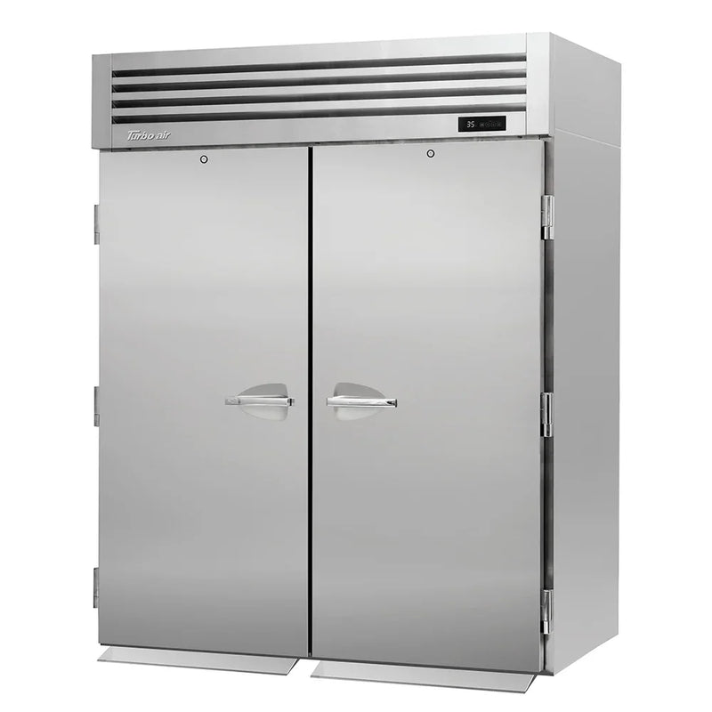 Turbo Air PRO-50R-RI-N 67" Two Section Roll In Refrigerator, (2) Left/Right Hinge Solid Doors, 115v - Donut-Equipment.com