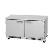 Turbo Air PUR-60-FB-N 60 1/4" W Undercounter Refrigerator w/ 2 Section & 2 Doors, Front Breathing - Donut-Equipment.com