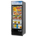 Turbo Air TGF-23FB-N 27" One Section Display Freezer w/ Swing Door - Bottom Mount Compressor, Black, 115v - Donut-Supplies.Com
