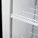 Turbo Air TGF-49FB-N 54 3/8" Two Section Display Freezer w/ Swing Doors - Bottom Mount Compressor, Black, 115v - Donut-Supplies.Com