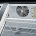 Turbo Air TGF-49FB-N 54 3/8" Two Section Display Freezer w/ Swing Doors - Bottom Mount Compressor, Black, 115v - Donut-Supplies.Com