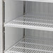 Turbo Air TGF-49FB-N 54 3/8" Two Section Display Freezer w/ Swing Doors - Bottom Mount Compressor, Black, 115v - Donut-Supplies.Com