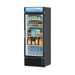 Turbo Air TGM-22RVB-N6 29" TGM Series One Section Glass Door Merchandiser - (1) Right Hinge Door, Black, 115v - Donut-Supplies.Com