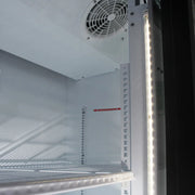 Turbo Air TGM-35R-N 41" Series Two Section Glass Door Merchandiser - (2) Sliding Doors, White, 115v - Donut-Equipment.com