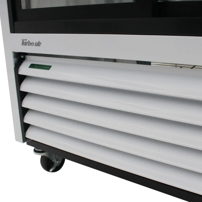 Turbo Air TGM-35R-N 41" Series Two Section Glass Door Merchandiser - (2) Sliding Doors, White, 115v - Donut-Equipment.com