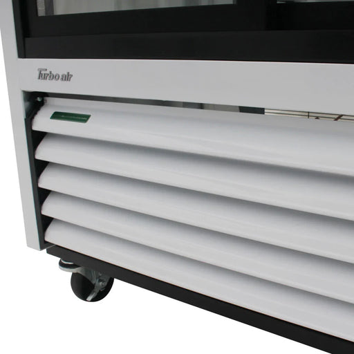 Turbo Air TGM-35R-N 41" Series Two Section Glass Door Merchandiser - (2) Sliding Doors, White, 115v - Donut-Supplies.Com