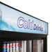 Turbo Air TGM-48RB-N 56" Series Two Section Glass Door Merchandiser - (2) Sliding Doors, Black, 115v - Donut-Supplies.Com