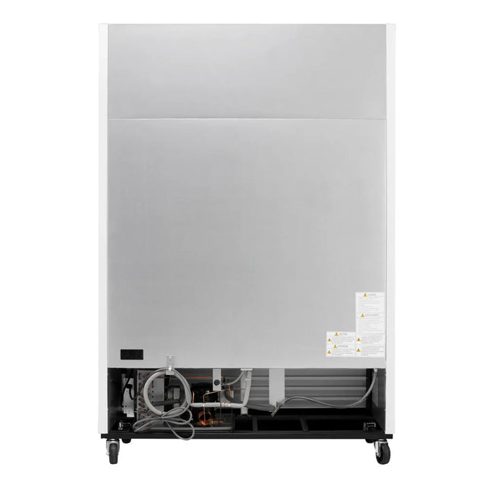 Turbo Air TGM-48R-N 56" Series Two Section Glass Door Merchandiser - (2) Sliding Doors, White, 115v - Donut-Supplies.Com