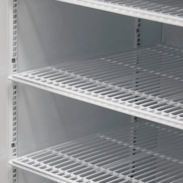 Turbo Air TGM-48RB-N 56" Series Two Section Glass Door Merchandiser - (2) Sliding Doors, Black, 115v - Donut-Supplies.Com