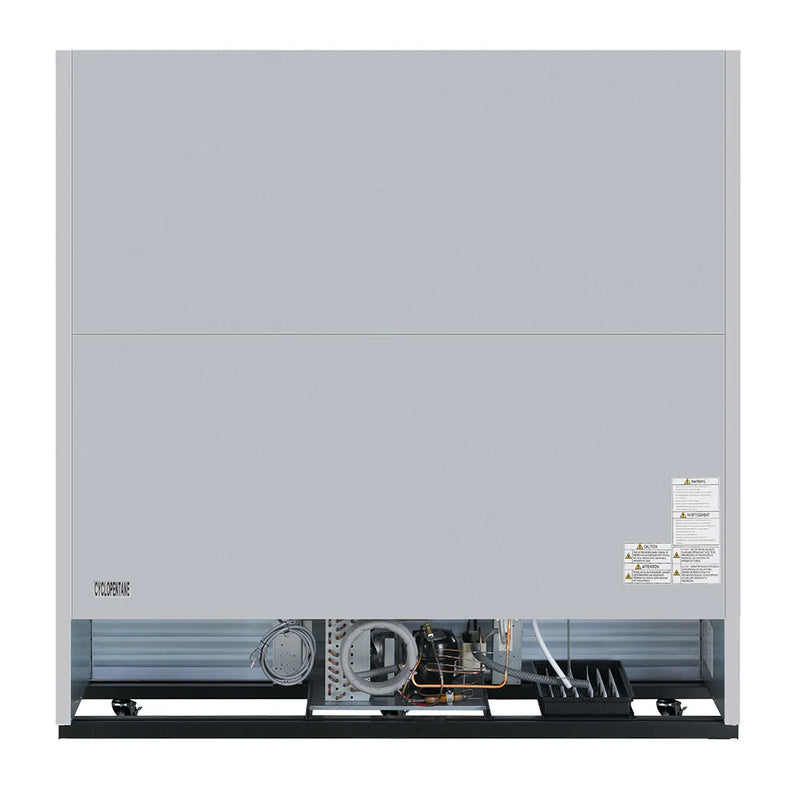 Turbo Air TGM-72RSB-N 78" Series Three Section Glass Door Merchandiser - (3) Left/Right Hinge Doors, Black, 115v - Donut-Equipment.com
