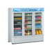 Turbo Air TGM-72RS-N 78" Series Three Section Glass Door Merchandiser - (3) Left/Right Hinge Doors, White, 115v - Donut-Supplies.Com