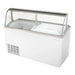 Turbo Air TIDC-70W-N 68" Stand Alone Ice Cream Freezer w/ 12 Tub Capacity - White, 115v - Donut-Supplies.Com