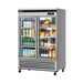 Turbo Air TSR-49GSD-N 54 3/8" Two Section Reach In Refrigerator, (2) Left/Right Hinge Glass Doors, 115v - Donut-Equipment.com