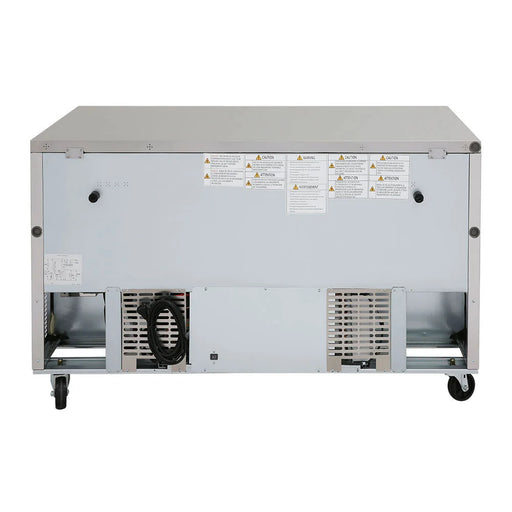 Turbo Air TUF-60SD-N 60 1/4" W Undercounter Freezer w/ 2 Sections & 2 Doors - Donut-Supplies.Com