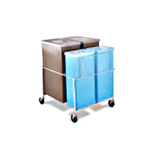 Faribo P733 C/A Ingredient Bin, 23"L x 21"W x 28"H, 4 Ingredient Bins with Covers & Frame, 206 LBS Sugar / 155 LBS Flour, 32 Gallon - Donut-Supplies.Com