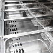 Turbo Air TST-60SD-24-N 60" 2 Door Mega Top Refrigerated Sandwich Prep Table - Donut-Equipment.com