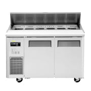 Turbo Air JST-48-N 48" 2 Door Side Mount Compressor Refrigerated Sandwich Prep Table - Donut-Equipment.com