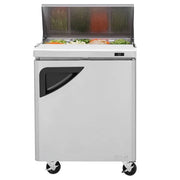 Turbo Air TST-28SD-N 28" 1 Door Refrigerated Sandwich Prep Table - Donut-Equipment.com