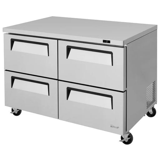 Turbo Air TUF-48SD-D4-N 48 1/4" W Undercounter Freezer w/ 2 Sections & 4 Drawers - Donut-Supplies.Com