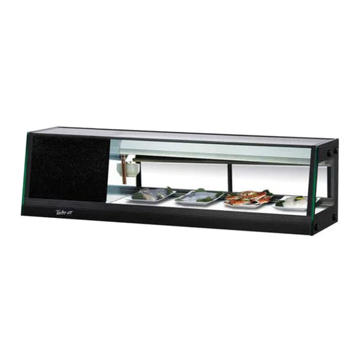 Turbo Air SAS-50L-N 50" Straight Glass Refrigerated Display/Sushi Case - Left Side Compressor - Donut-Supplies.Com