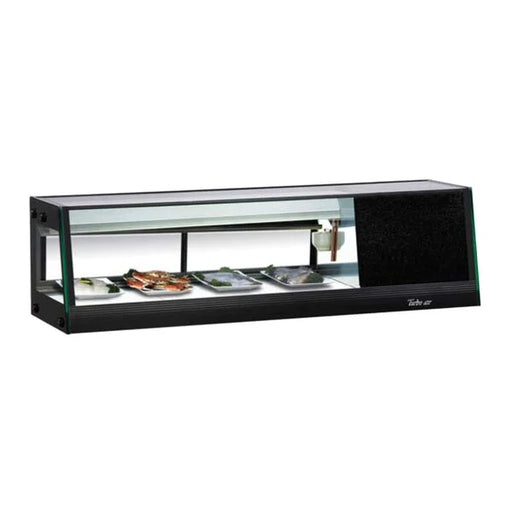 Turbo Air SAS-50R-N 50" Straight Glass Refrigerated Display/Sushi Case - Right Side Compressor - Donut-Supplies.Com