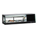 Turbo Air SAS-50R-N 50" Straight Glass Refrigerated Display/Sushi Case - Right Side Compressor - Donut-Supplies.Com