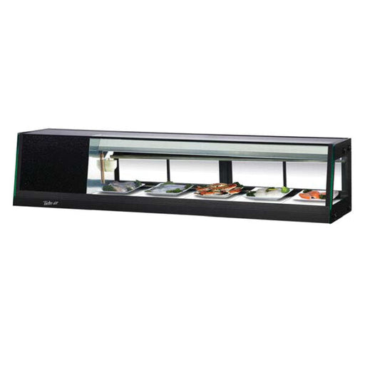 Turbo Air SAS-60L-N 60" Straight Glass Refrigerated Food/Sushi Case - Left Side Compressor - Donut-Supplies.Com