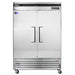 Turbo Air TSR-49SD-N6 Super Deluxe 54" Bottom Mounted Solid Door Reach-In Refrigerator with LED Lighting - Donut-Supplies.Com