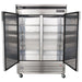 Turbo Air TSR-49SD-N6 Super Deluxe 54" Bottom Mounted Solid Door Reach-In Refrigerator with LED Lighting - Donut-Supplies.Com