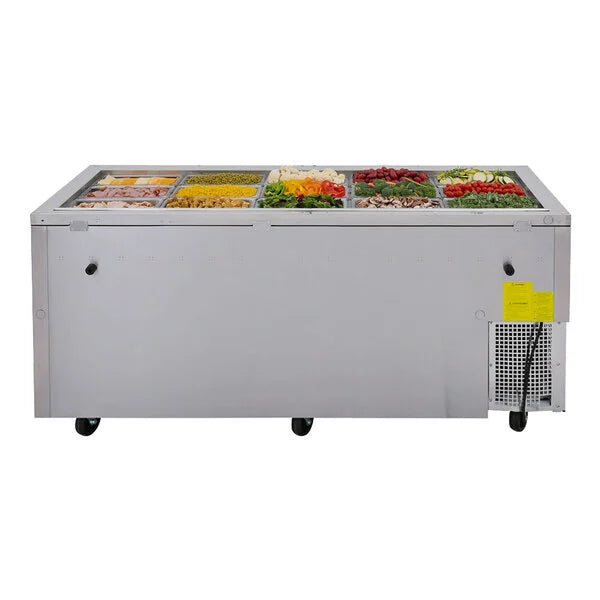 Turbo Air JBT-72-N 71" Stainless Steel Refrigerated Buffet Display Table - Donut-Equipment.com