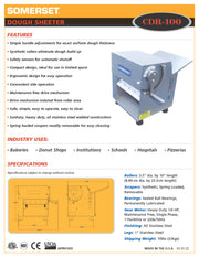 CDR-1100 Dough Roller / Double Pass- Front Operated - Donut-Supplies.Com