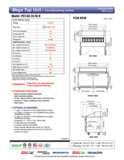Turbo Air PST-60-24-FB-N 60 1/4" PRO Series Mega Top Sandwich/Salad Prep Table w/ Refrigerated Base - Donut-Equipment.com