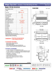 Turbo Air PST-60-24-D4-FB-N PRO Series Mega Top Sandwich/Salad Prep Table Front Breathing Airflow - Donut-Equipment.com